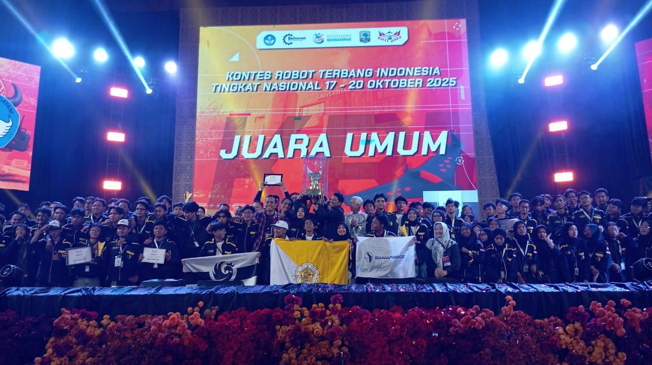 Indonesian Flying Robot Contest (KRTI) 2025 — UGM Overall Champion